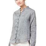 seals-100-pure-women-hemp-shirt-gray - Image 3