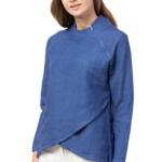 bluefin-tuna-100-pure-women-hemp-top-dark-blue - Image 5